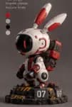 Reference render of a rabbit-eared mech figurine